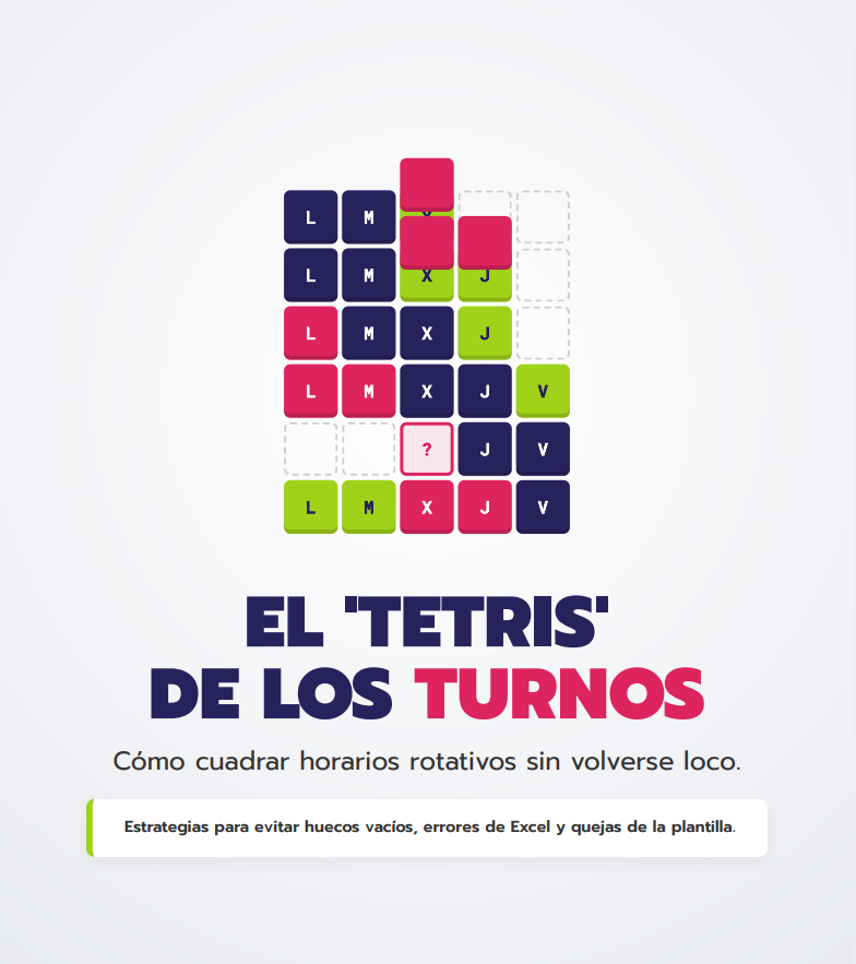 Portada E-book Tetris de los turnos